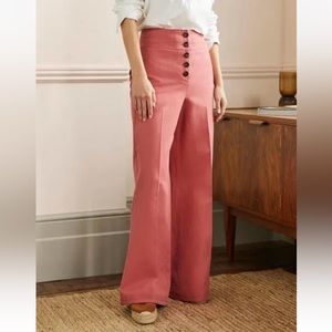 BODEN High Waist Flare Leg Pants